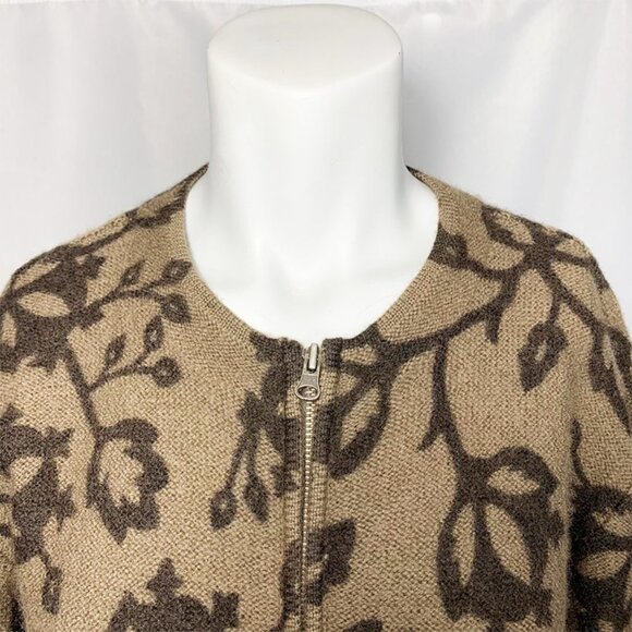 SKYR Cabincore Norwegian wool zip front cardigan - Picture 5 of 6